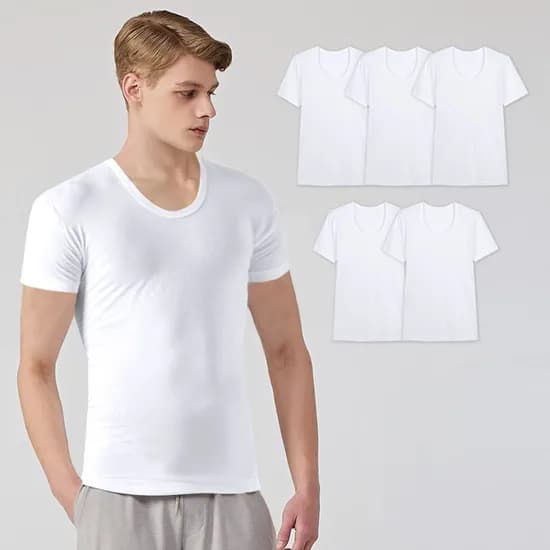 트라이 순면 U넥 반팔런닝 5매세트 11,710원