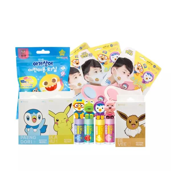 뽀로로 4종 캐릭터 립밤 4개 8900원