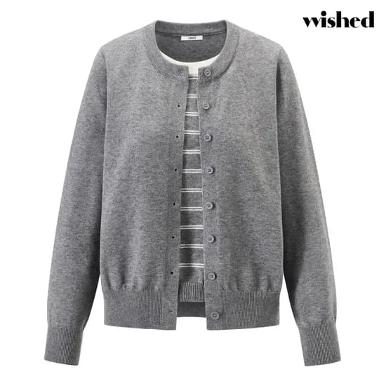 단가라 레이어드 가디건 니트 18,370원