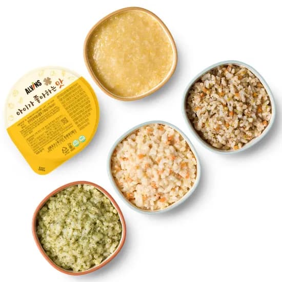 엘빈즈 냉장 이유식 후기 골고루 20팩 42,450원 (팩당 2,120원) 무배