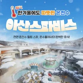 아산스파비스 종일권 22,250원(대소공통)