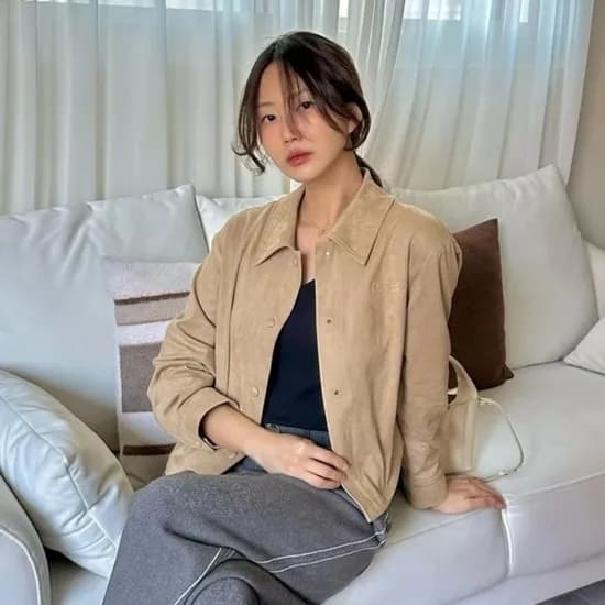 스웨이드 셔츠형 자켓 78,210원 무배