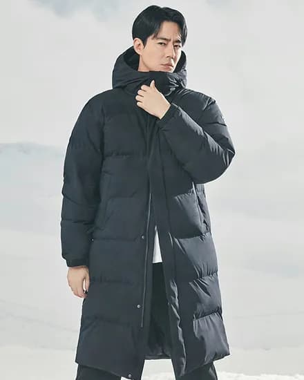 밀레 경량 준중량 후드 패딩 75,050원 무배