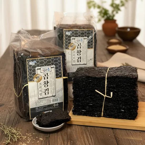 프리미엄 완도곱창김 50매 페이코 15,261원.