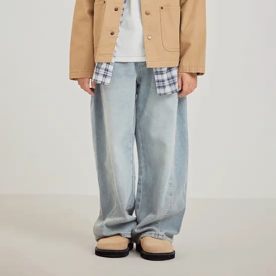 스파오키즈 절개 롱 와이드 데님 38,170원 무배