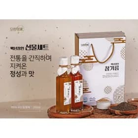 모란향가 국내산 저온압착 참기름+들기름 set/ 39,990