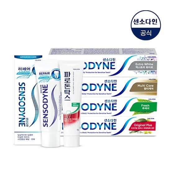 센소다인 멀티케어 민감성 치약 100g 3개 10,930원
