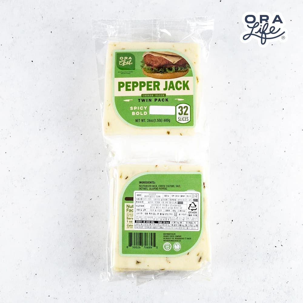 떠리몰 페퍼잭 오라라이프 페퍼잭 슬라이스 치즈 트윈팩 680g x 2개  26.09.08. 14910원