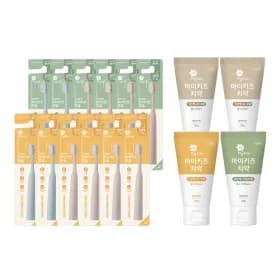 그린핑거 마이키즈 유아 칫솔(2/3단계) 6p+1p / 9530원