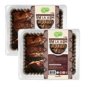 1+1 양념 LA 소갈비 1.5kg+1.5kg 총 3kg 52,890원 무배