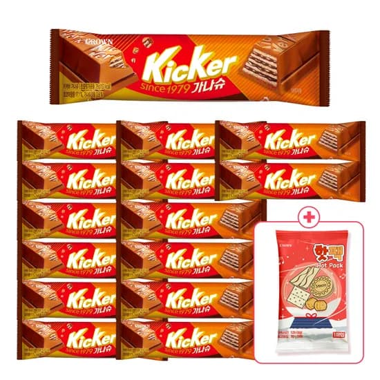 키커바 가나슈 28g 15개 + 핫팩 15,600원 무배