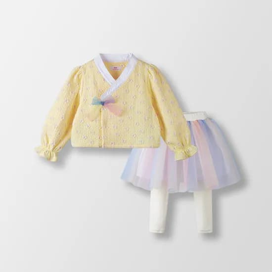 월튼키즈 데이지레인보우한복세트 21,600원