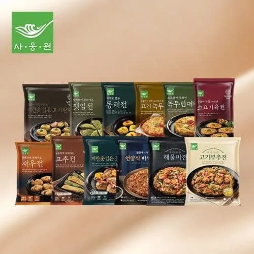 프리미엄 명절 모둠전 세트 12종 12팩(3.22kg) 60,270원 무배