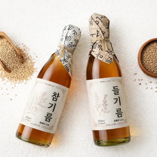 참기름/들기름 세트 350ml 1+1 17,900원