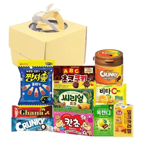 롯데웰푸드 발렌타인 케이크 박스 선물세트 (11,030원)