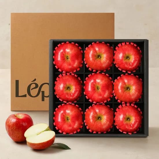 오늘아침사과 빨간 사과 선물세트 3kg 9과 53,780원