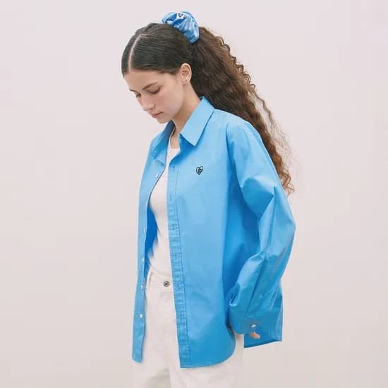 로브로브 하트 자수 셔츠 14,680원 유배