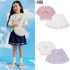 탑텐키즈 여아 플레어 스커트 셋업 11,440원
