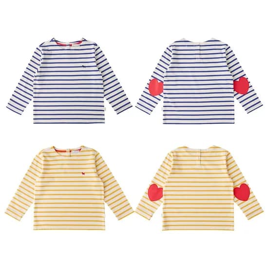 블루독 하트 스트라이프 티셔츠 18,850원