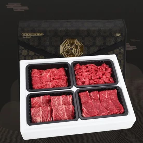 한우 만족 2호 1.6kg (등심400g+채끝400g+불고기400g+국거리400g) 110,860원