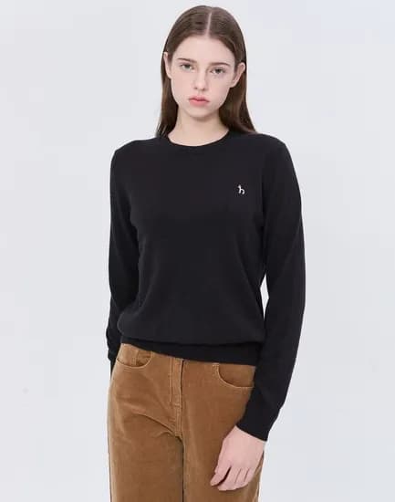 헤지스 라운드넥 스웨터