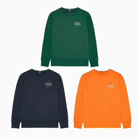 타미힐피거 키즈 로고 맨투맨 3종 택1