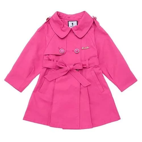 프렌치캣 트렌치코트 핫핑크
