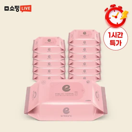 휴대용 물티슈 인디핑크 20매 12팩 6,480원