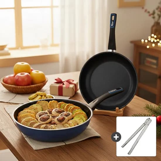 도루코 마이셰프 애쉬블루 프라이팬 2종세트 팬 28 궁중 28