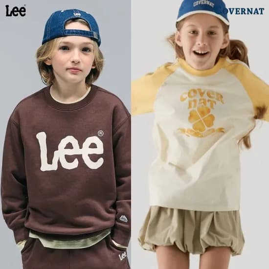 Lee 키즈 에센셜 빅트위치 맨투맨