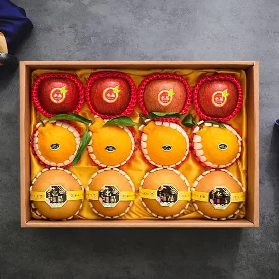 혼합 과일선물세트 사과 4 배 4 한라봉 4