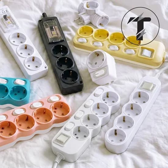 일반 과부하차단 멀티탭 2구부터 6구까지 길이 외 다양