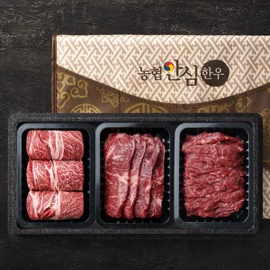 1등급 한우 프리미엄 구이 선물세트 1.2kg (꽃등심/채끝/모듬) 125,740원