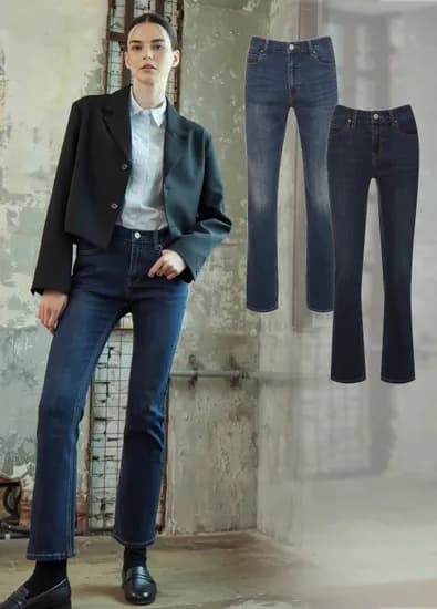 버커루 여성 워싱 데님 팬츠 2종세트 29,900원