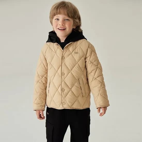 닥스키즈 후드 퀼팅 점퍼 베이지 78,070원