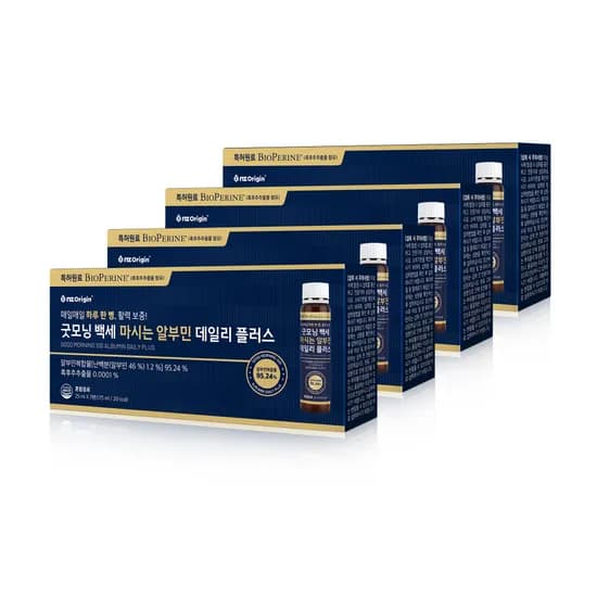 굿모닝 마시는 알부민 7개입 4박스 (28병)+사은품 증정 27,720원 무배