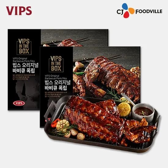 빕스 오리지널 바비큐 폭립 450g 2개 24,820원