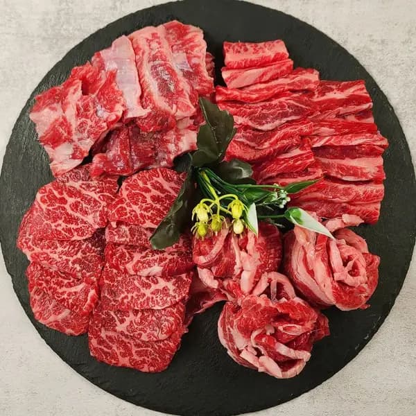 한우 투뿔 1++ 갈빗살, 등심 모듬 (16,760원~/무배)