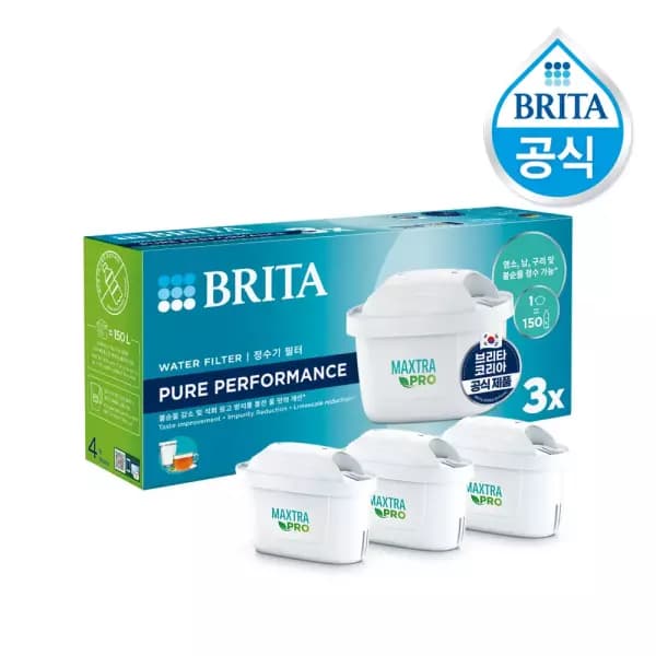 브리타 정수기 필터 막스트라 프로 3입 16,490원 (무배)