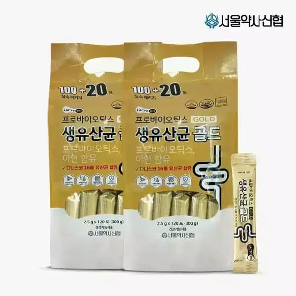 프로바이오틱스 생 유산균 골드 240포 카카오페이+티멤 17,530원