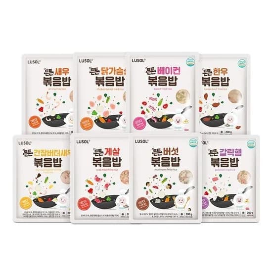 소비기한 임박 루솔 어린이 튼튼볶음밥 4팩 9,300원 무배