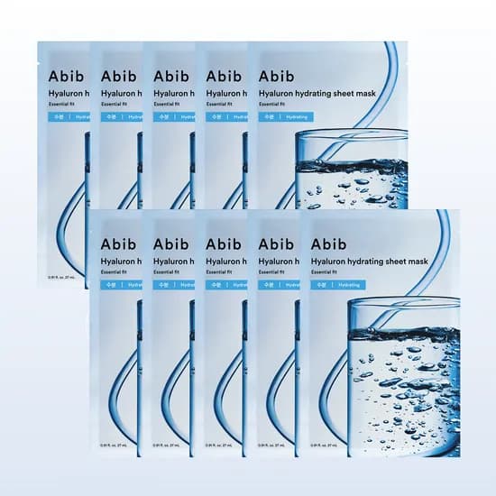 아비브 에센셜 핏 시트 마스크 히알루론 수분 10매 7900원 무배