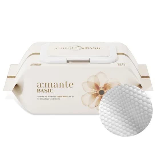 아망떼 베이직 아기 물티슈 대용량 120매 x 10개 9,050원