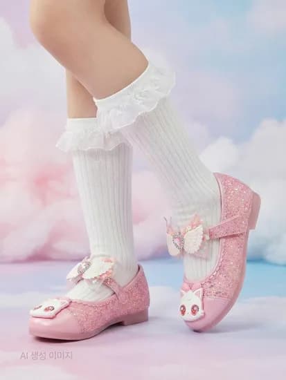 슈펜키즈 위시캣 라이팅 플랫슈즈 40420원 무배