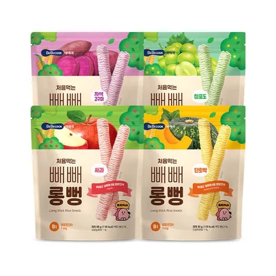 베베쿡 빼빼롱뻥 8봉 9,900원 오늘만!