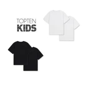 탑텐키즈 헤비코튼 오버핏 반팔티 2개 9,900원