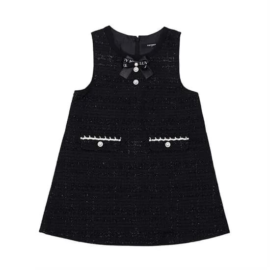 고급진 입학식룩!! 티파니 블랙 펄트위드 원피스 69,560원