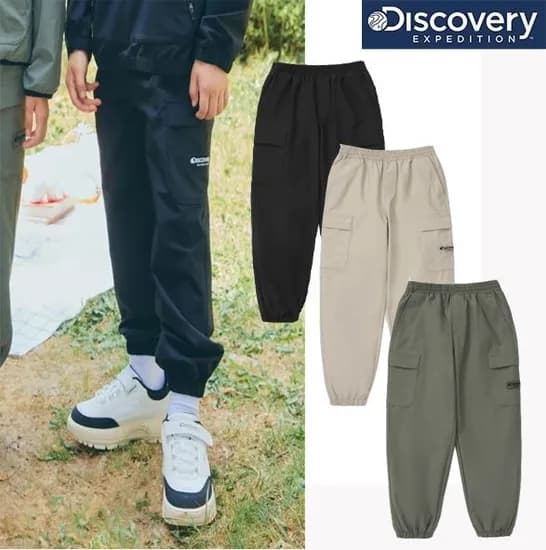 디스커버리 키즈 우븐 트레이닝 카고 조거 팬츠 29,380원 무배