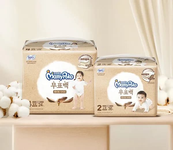 마미포코 무표백 밴드 기저귀 1박스 53,860원