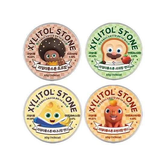 자일리톨스톤 브레드이발소 틴케이스 4개 15,470원 무배